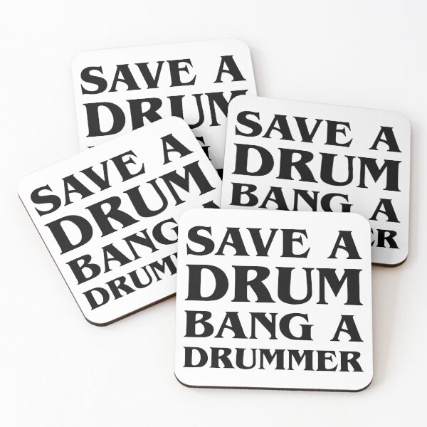 Item preview, Save a drum, bang a drummer designed and sold by etc.studio.