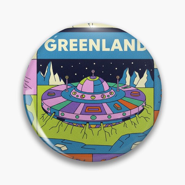 Item preview, Greenland Alien Base Retro Sci-Fi Pop Art designed and sold by zzz888.