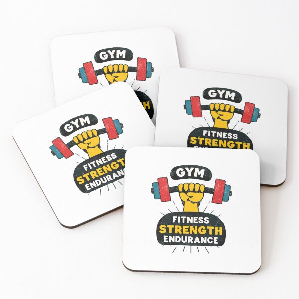 Item preview, Retro Fitness Badge Strength Endurance Gym Motivation designed and sold by ART ATTACK ZONE.