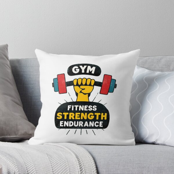 Item preview, Retro Fitness Badge Strength Endurance Gym Motivation designed and sold by ART ATTACK ZONE.