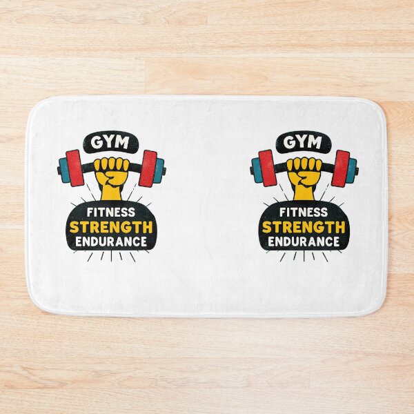 Item preview, Retro Fitness Badge Strength Endurance Gym Motivation designed and sold by ART ATTACK ZONE.