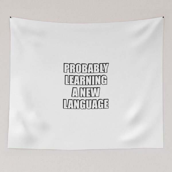 Item preview, Learning A New Language designed and sold by Inspirationmotivation.