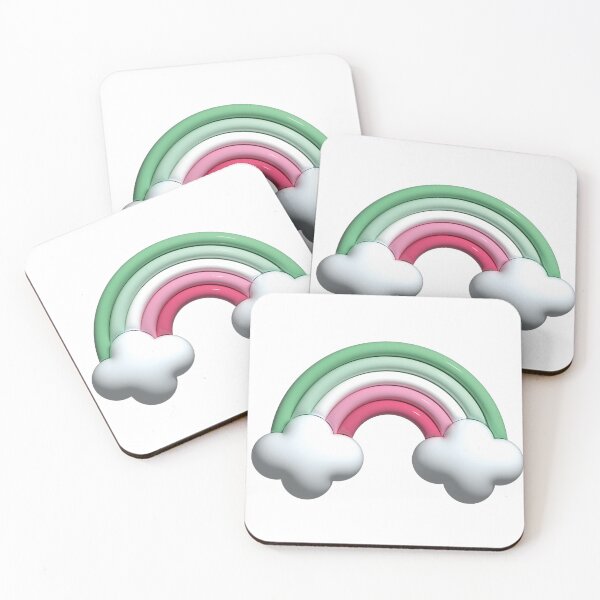 Item preview, 3d abrosexual rainbow designed and sold by etc.studio.