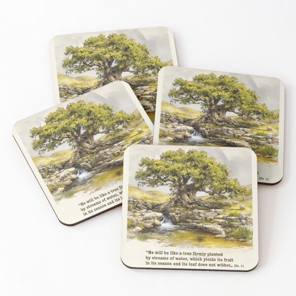 Item preview, Tree Planted by Streams of Water - Psalm 1 Art designed and sold by Banal25.