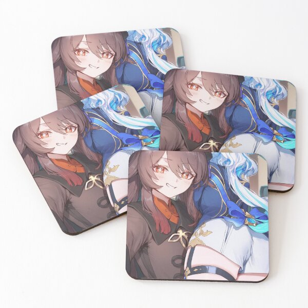 Item preview, Genshin Impact Hu Tao and Furina At Drive Through designed and sold by KomiArts.