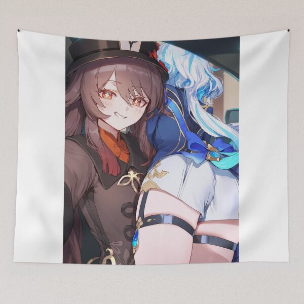 Item preview, Genshin Impact Hu Tao and Furina At Drive Through designed and sold by KomiArts.