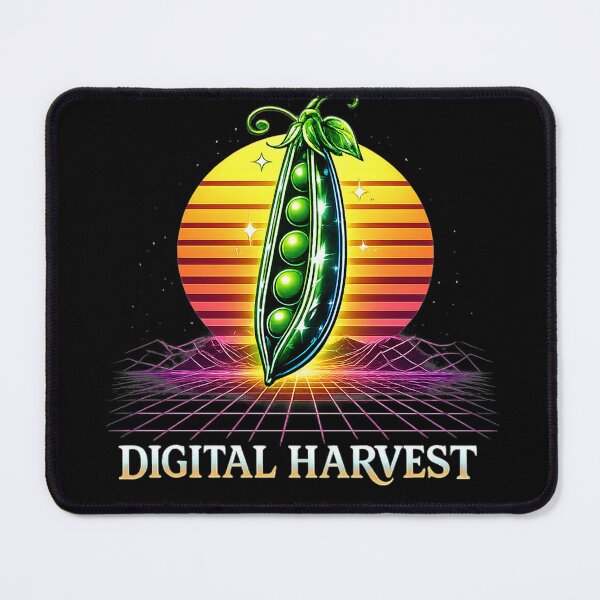 Item preview, Synthwave Snow Pea Retro 80s Futuristic Vegetable Lover designed and sold by UnivStore.