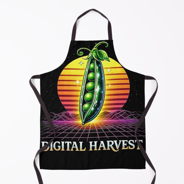 Item preview, Synthwave Snow Pea Retro 80s Futuristic Vegetable Lover designed and sold by UnivStore.