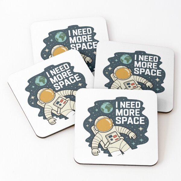Item preview, I Need More Space Astronaut Meme Art designed and sold by MonkiFlipp.