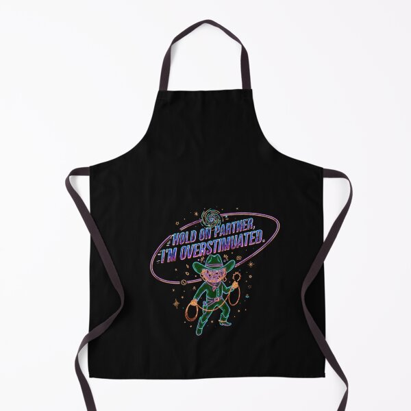Item preview, Hold On Partner I’m Overstimulated Funny Neon Cowboy Art designed and sold by medoutfits.