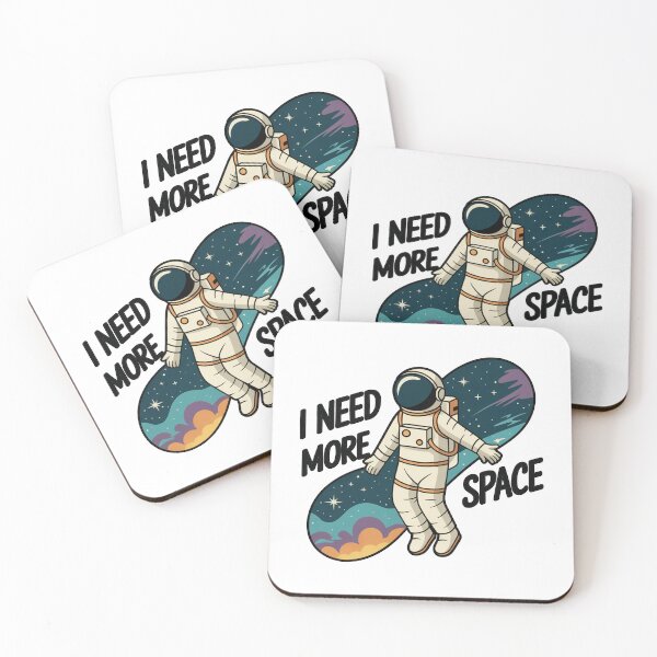 Item preview, Floating Astronaut I Need More Space Art designed and sold by MonkiFlipp.