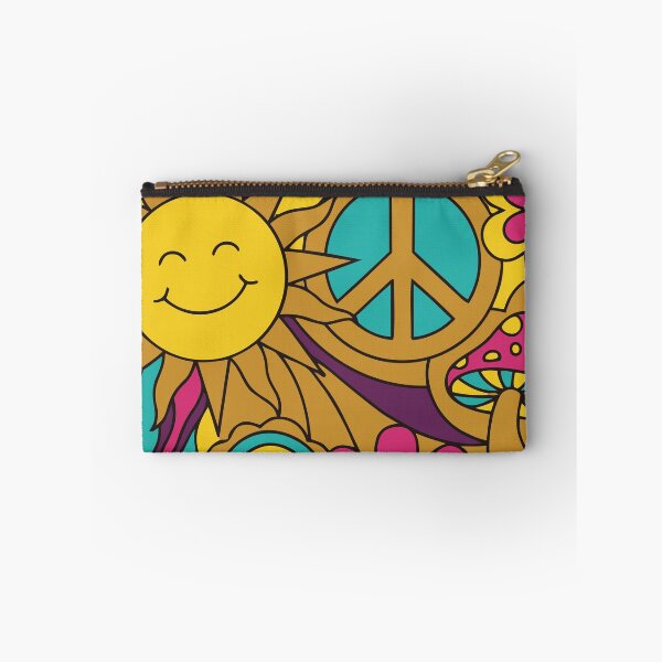 Item preview, Retro Summer of Love Psychedelic Sun & Mushroom Art designed and sold by Far Out Goods.