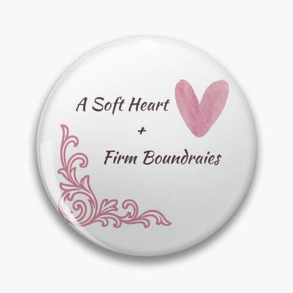 Item preview, Soft Heart Firm boundraies designed and sold by Daisy2Go.