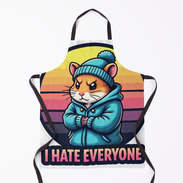Item preview, Grumpy Hamster - I Hate Everyone Funny designed and sold by The Grumpy Pet Club.