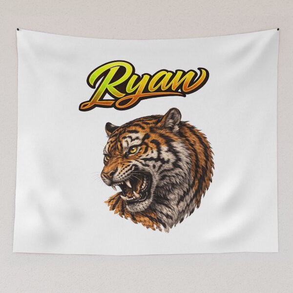 Item preview, Ryan Tiger Zodiac — Power and Courage of the Chinese Tiger designed and sold by AlexLineArt.