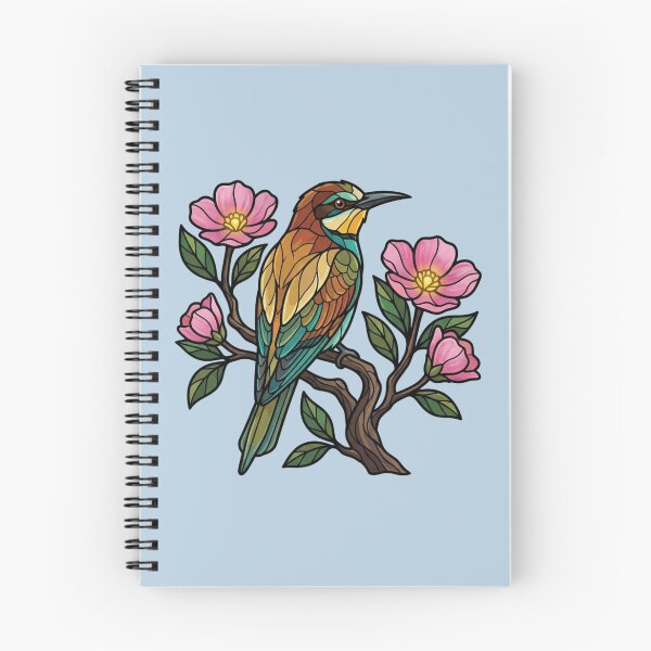 Item preview, European Bee Eater Botanical Illustration Art designed and sold by BirdsnStuff.