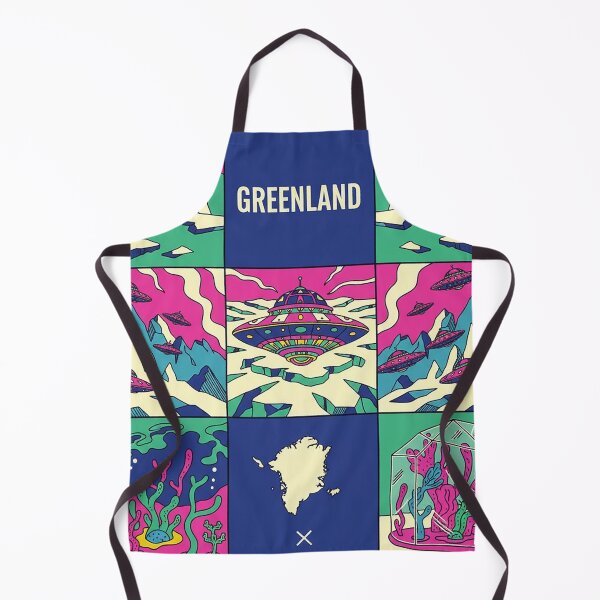 Item preview, Greenland Arctic Alien Base Biodome Pop Art designed and sold by zzz888.