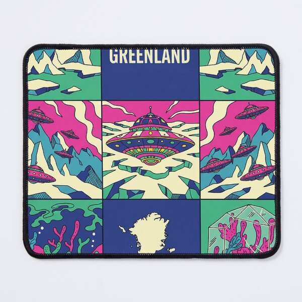 Item preview, Greenland Arctic Alien Base Biodome Pop Art designed and sold by zzz888.