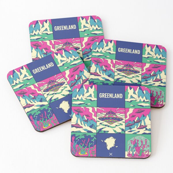 Item preview, Greenland Arctic Alien Base Biodome Pop Art designed and sold by zzz888.