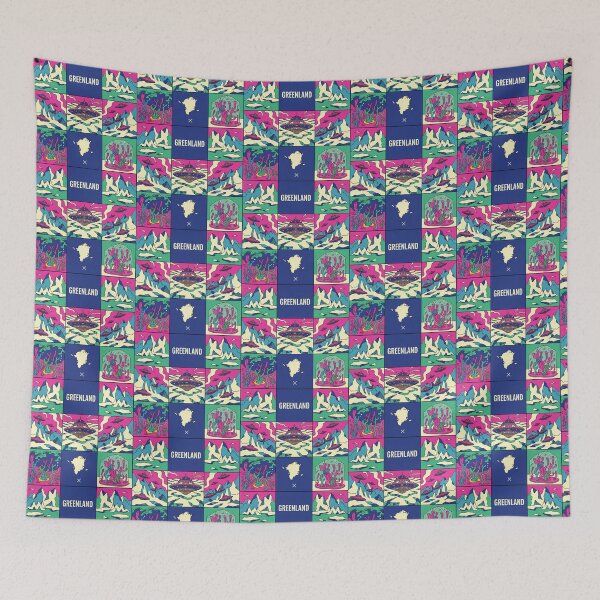 Item preview, Greenland Arctic Alien Base Biodome Pop Art designed and sold by zzz888.