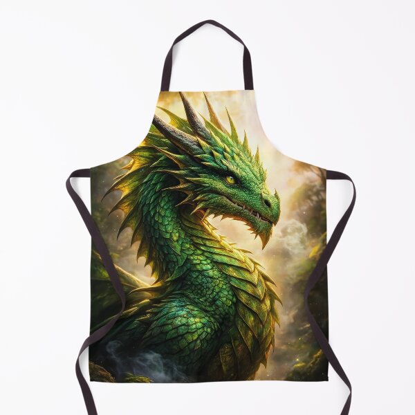 Item preview, Emerald Green Dragon Fantasy Artwork designed and sold by DrakariArt.