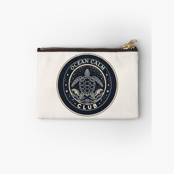 Item preview, Ocean Calm Club – Sea Turtle Nautical Badge Design designed and sold by twilightprints.