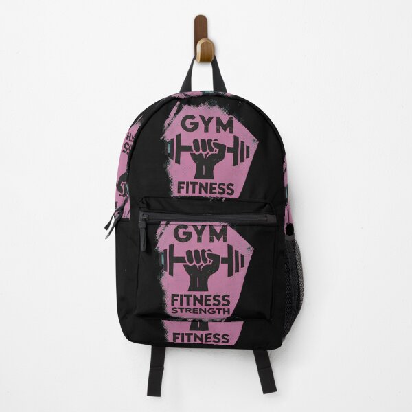Item preview, Retro Pink Fitness Badge Strength Endurance Gym Motivation designed and sold by ART ATTACK ZONE.