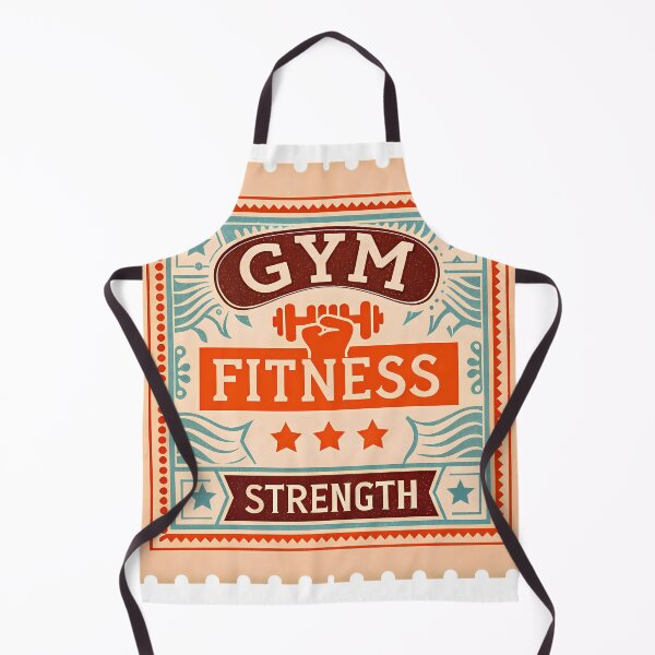 Item preview, Retro Orange Fitness Badge Strength Endurance Gym Motivation designed and sold by ART ATTACK ZONE.
