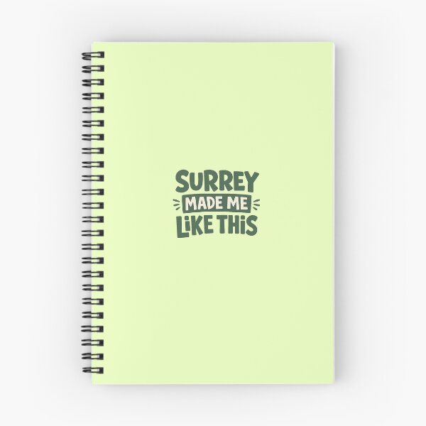 Item preview, Surrey Made Me Like This | Funny Surrey England Quote | UK Lifestyle Typography Design designed and sold by ThatSurreyLife.