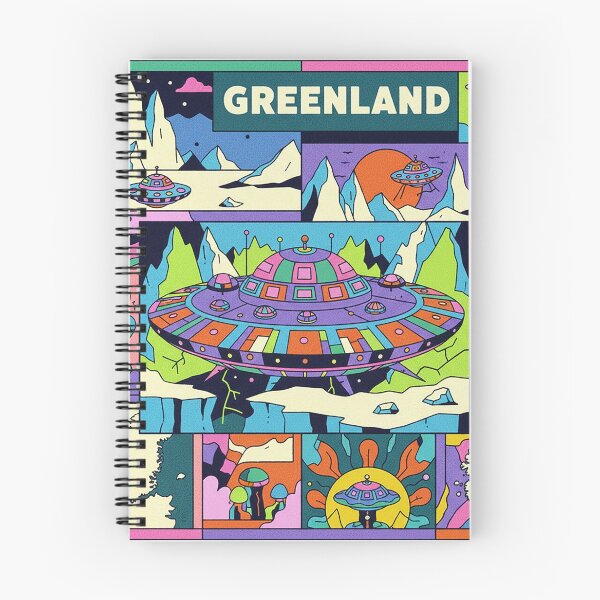 Item preview, Greenland Alien Base Retro Sci-Fi Comic Pop Art designed and sold by zzz888.