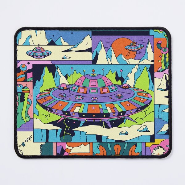 Item preview, Greenland Alien Base Retro Sci-Fi Comic Pop Art designed and sold by zzz888.