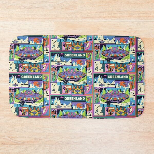 Item preview, Greenland Alien Base Retro Sci-Fi Comic Pop Art designed and sold by zzz888.