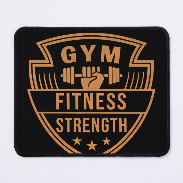 Item preview, Retro Logo Fitness Badge Strength Endurance Gym Motivation designed and sold by ART ATTACK ZONE.