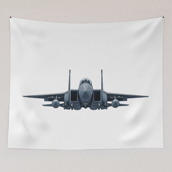 Item preview, F-15 Eagle Front View Fighter Jet Illustration designed and sold by Combat Skies.