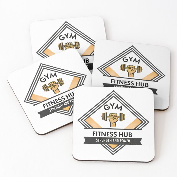 Item preview, Power Retro Fitness Badge Strength Endurance Gym Motivation designed and sold by ART ATTACK ZONE.