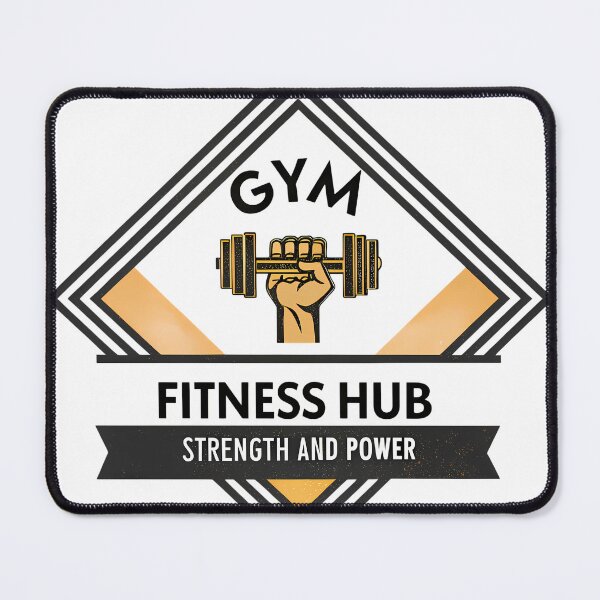 Item preview, Power Retro Fitness Badge Strength Endurance Gym Motivation designed and sold by ART ATTACK ZONE.