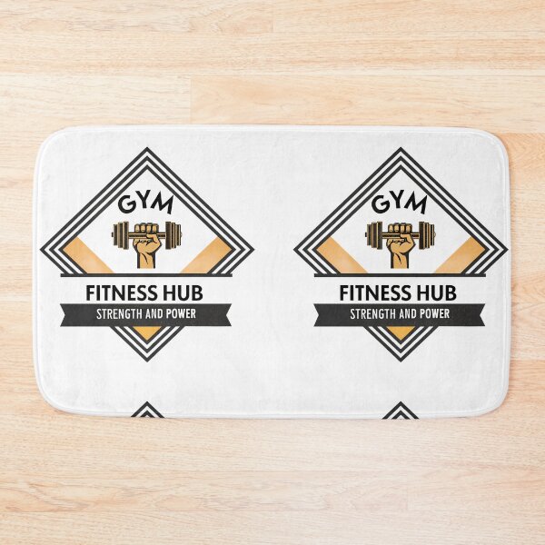 Item preview, Power Retro Fitness Badge Strength Endurance Gym Motivation designed and sold by ART ATTACK ZONE.