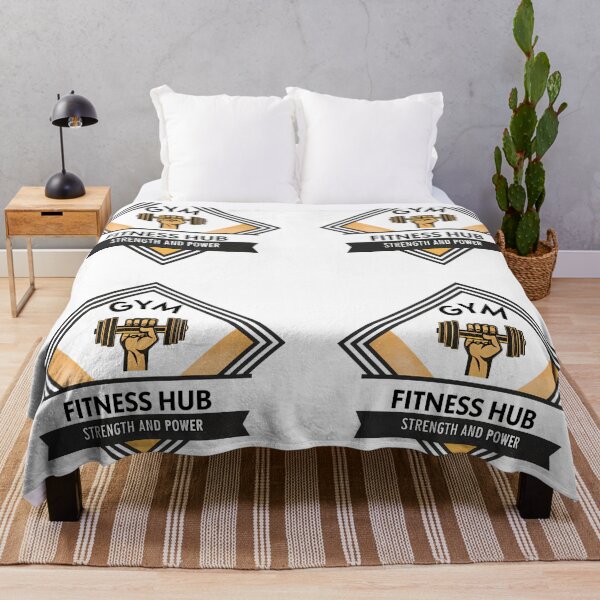Item preview, Power Retro Fitness Badge Strength Endurance Gym Motivation designed and sold by ART ATTACK ZONE.