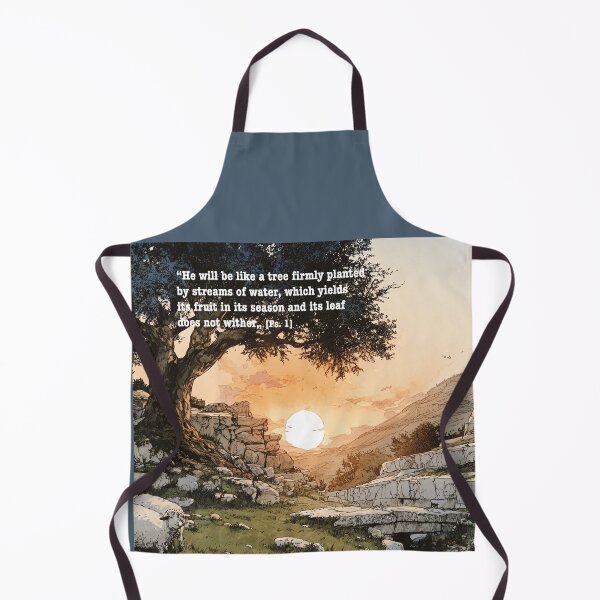 Item preview, Psalm 1 Sunset - Tree by Waters Biblical Art designed and sold by Banal25.