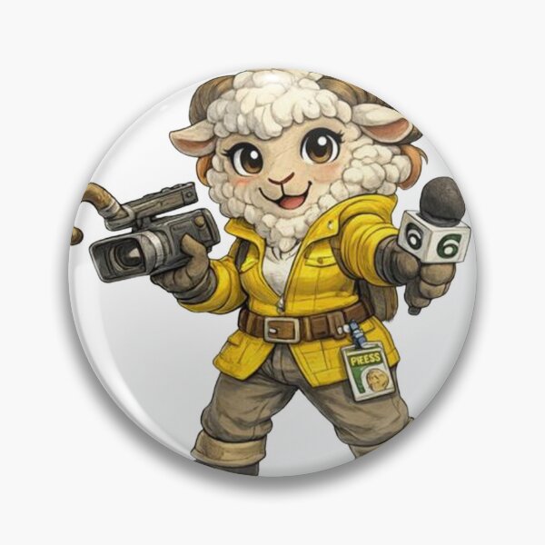 Item preview, Sheepism News Reporter – Ninja Turtle Sheep Parody designed and sold by Thpoar.