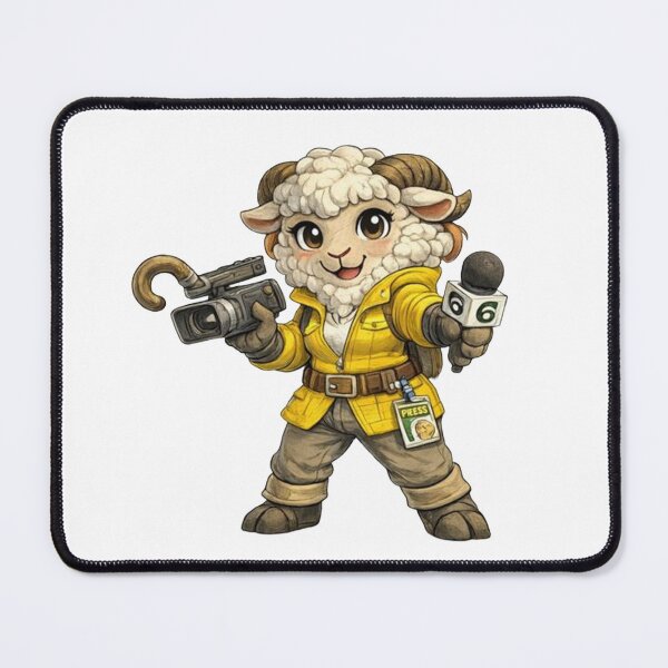 Item preview, Sheepism News Reporter – Ninja Turtle Sheep Parody designed and sold by Thpoar.