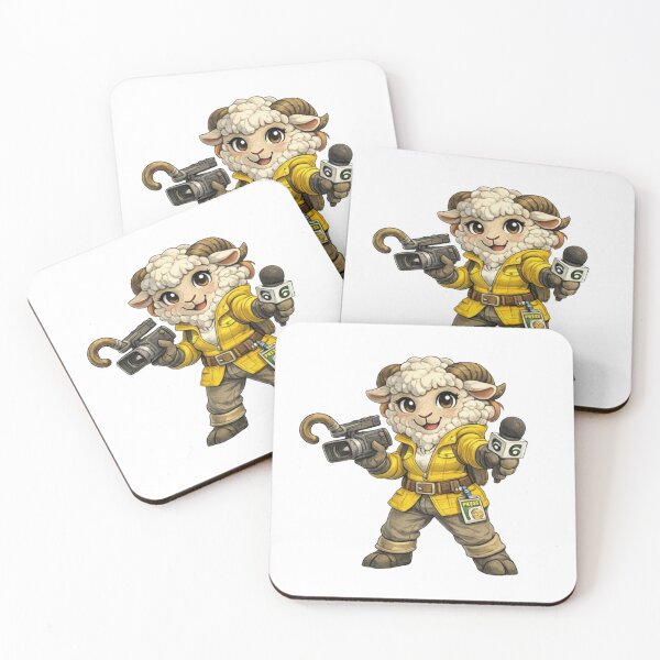 Item preview, Sheepism News Reporter – Ninja Turtle Sheep Parody designed and sold by Thpoar.