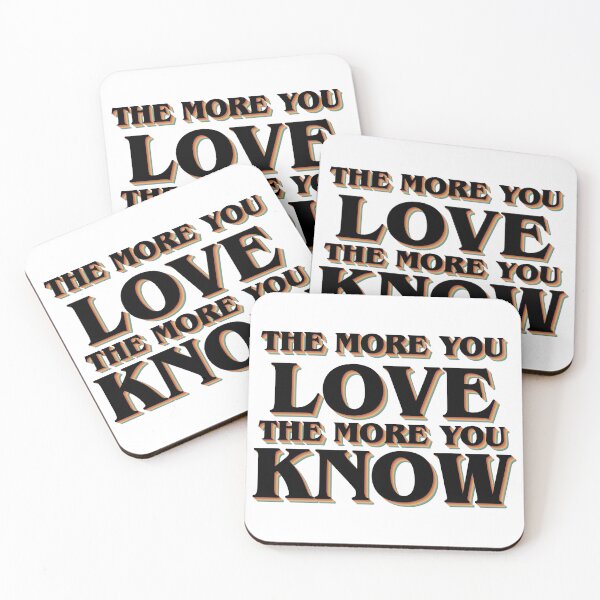 Item preview, The more you love, the more you know designed and sold by etc.studio.