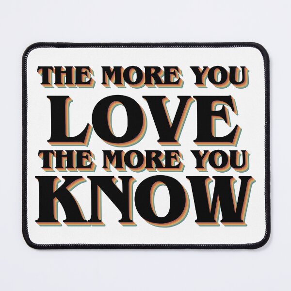 Item preview, The more you love, the more you know designed and sold by etc.studio.