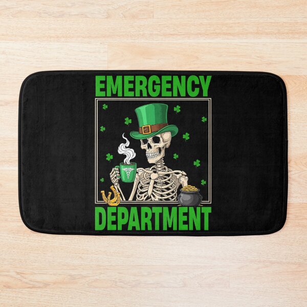 Item preview, Emergency Department St Patrick'S Day Skeleton Tech Nurse  designed and sold by Arens ★★★★★.