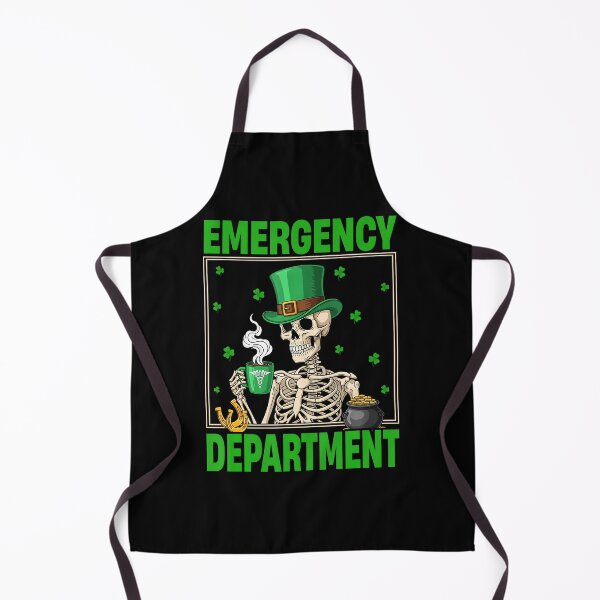 Item preview, Emergency Department St Patrick'S Day Skeleton Tech Nurse designed and sold by Arens ★★★★★.