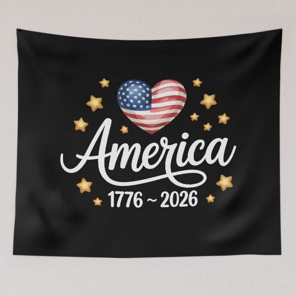 Item preview, 250 Years America 250 1776 2026 250th Anniversary US Flag  designed and sold by Starry Night Creative Art.