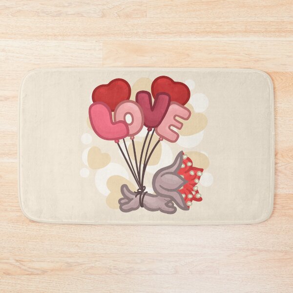 Item preview, Demodog Floating with Valentine Balloons designed and sold by Khotekmei.