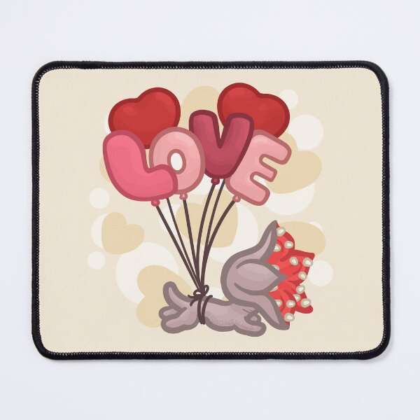 Item preview, Demodog Floating with Valentine Balloons designed and sold by Khotekmei.
