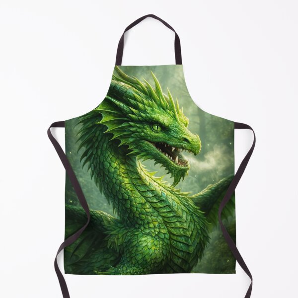 Item preview, Emerald Forest Dragon – Majestic Fantasy Creature designed and sold by DrakariArt.